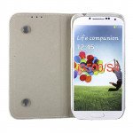 Wholesale Samsung Galaxy S4 Slim Flip Leather Cover (White)